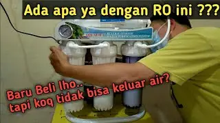 Mesin baru beli, tapi koq gak keluar air ya?