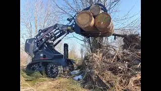 Lösung für Baumpflegedienste   Der Minilader von WorkyQuad