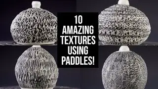 10 Amazing Textures Using Paddles! - SPANK YOUR WAY TO BETTER POTTERY!