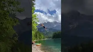 Insane Rope Swing in Germany
