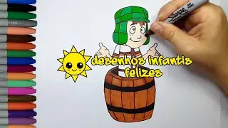 Como desenhar o CHAVES do 8 EM DESENHO passo a passo, fácil e rápido