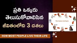 ప్రతి ఒక్కరు తెలుసుకోవాలిసిన జీవితంలోని 3 దశలు  | HOW MOST PEOPLE LIVE THEIR LIFE  |#moneymantrark
