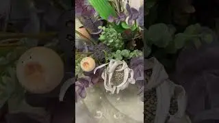 Custom silk flower arrangement