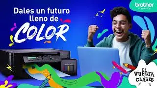 ¡Dales un futuro lleno de color con Brother! 😎