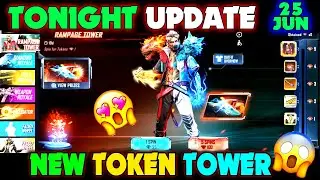 TONIGHT UPDATE FF | RAMPAGE TOKEN TOWER | RAMPAGE LEGENDARY EVO BUNDLE FF NEW EVENT NEW TOKEN TOWER
