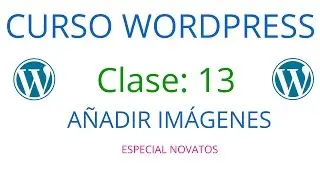 Curso de Wordpress Novatos | Clase 13 | Añadir imágenes