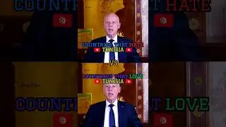 Countries that hate Tunisia vs countries that love Tunisia