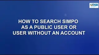 9.1. HOW TO SEARCH SIMPO AS A PUBLIC USER OR USER WITHOUT AN ACCOUNT