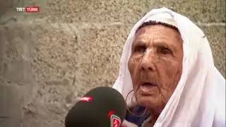 TRT muhabirini ısıran zombi nine