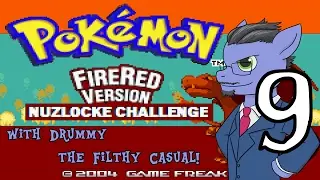 Pokemon: Fire Red Nuzlocke! - Part 9 - Drummy the Filthy Casual Stream
