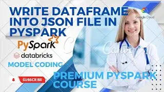 Write DataFrame into json file in Pyspark | Azure Synapse | Azure Databricks