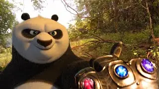 Kung Fu Panda kill Thanos | End game