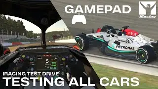 TESTING F1 CARS IRacing on Gamepad | IRacing Test Drive