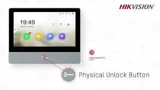 Introducing the Reddot award winner, 7“ IPS Touch-Screen Indoor Station, DS-KH8350-WTE1