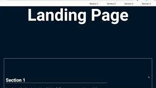 Udacity Project Landing Page