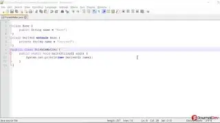 Java Tricky Program 15 - hiding superclass variable method