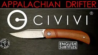 CIVIVI  Appalachian Drifter - - -  Slipjoint + Flipper  =  §42a konform