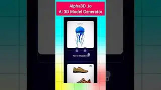 Alpha3D.io is a AI 3D Model Generator Tool #ai #alpha3d #tech #aitools
