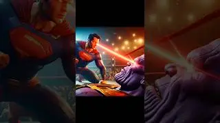 Superman 🆚 Thanos ( Revenge for the Hulk) #avengers #superman #shorts