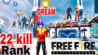 22 Kills😱Free fire Rank Push ll SP SQUAD op gameplay ll #hiestkill#22kill#freefire#spsquad#rankff