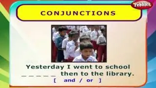 Conjunctions | English Grammar Exercises For Kids | English Grammar For Children