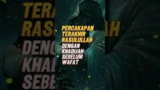 Percakapan terakhir rasulullah dengan khadijah sebelum wafat #islamic #feedshorts