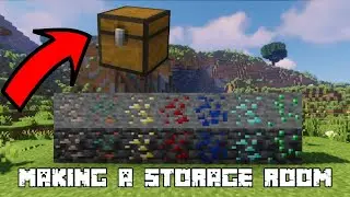 Making a Storage Room!! S7 Ep 11 | SB737's Skyblock Server
