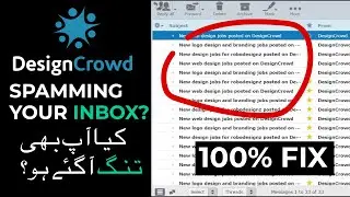 How to get rid of DesignCrowd Promotional / Spam Emails