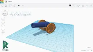 How to design a CANON in TinkerCad | For Beginners || Step by Step Guide
