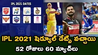 IPL 2021 Start Date | IPL Schedule | IPL Venues | Telugu Buzz