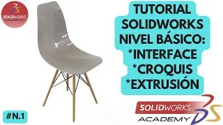 TUTORIAL SOLIDWORKS NIVEL BÁSICO🥰#N1| PRINCIPIANTES | PASO A PASO | CROQUIS | EXTRUIR EN SOLIDWORKS