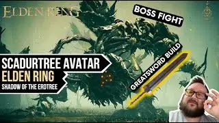 Scadutree Avatar Boss Fight - Greatsword Build | Elden Ring
