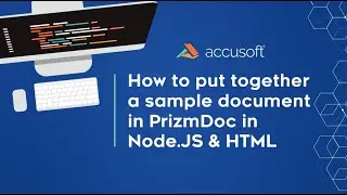 How to View a Document in PrizmDoc with Node.js