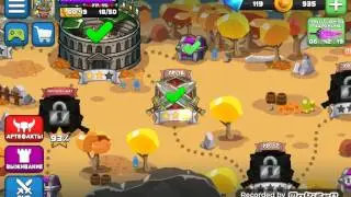 Играю в игру Tiny Gladiators много новых вещей