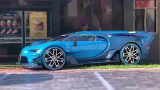 Bugatti Vision Gran Turismo Light Blue by Mini GT - Detailed Review