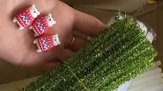 Швидка розпаковка різдвяних матеріалів🎄DIY MATERIALS