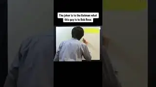The joker is to the Batman what this guy is to Bob Ross #funny #bobross