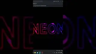 (17/100) Neon Lighting Text Using Html Css Javascript 