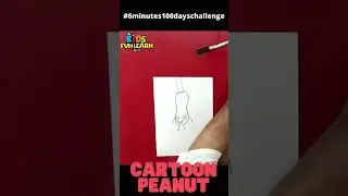How to draw a Cartoon Peanut 