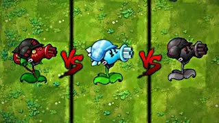 Ultimate Cherrybomber Vs Gatling Doom Vs Ice Peashooter in PVZ Fusion 2.1.5  || Who Will Win?
