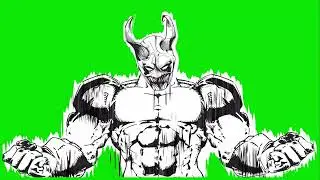 Comic Monster Green Screen