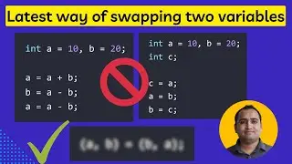How to Swap Two Numbers in C# | Swap two Variables in C#