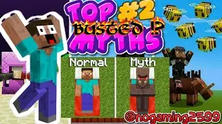 MINECRAFT SCARY MYTH BUSTER SERIES  || RATING ✴️ #minecraft #myths