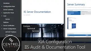 IIS Server Audit & Documentation Tool - Software #xiaconfiguration