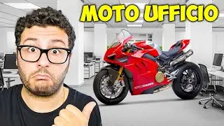 SCHERZO ASSURDO - HO PORTATO UNA MOTO VERA DENTRO IL MIO UFFICIO