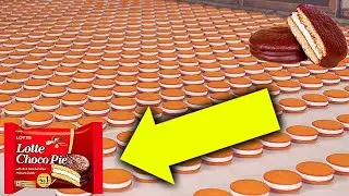🤔 ¿CÓMO se FABRICA el LOTTE CHOCOPIES? 🥮