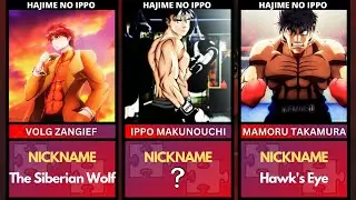 NICKNAME OF HAJIME NO IPPO CHARACTERS