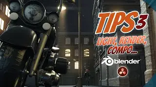 TIPS PRODUCCIÓN EN BLENDER Y DAVINCI 3 : LIGHTING, RENDER Y COMPOSICIÓN
