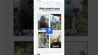 Pick the next topic