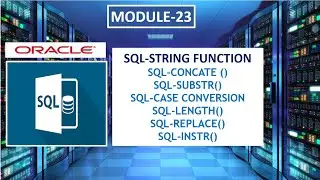 SQL String Functions | CONCATE,SUBSTR,REPLACE,LENGTH | SQL in Marathi | Learn for grow | Class-23